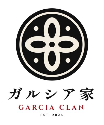 Garcia Clan crest, katakana ガルシア家
