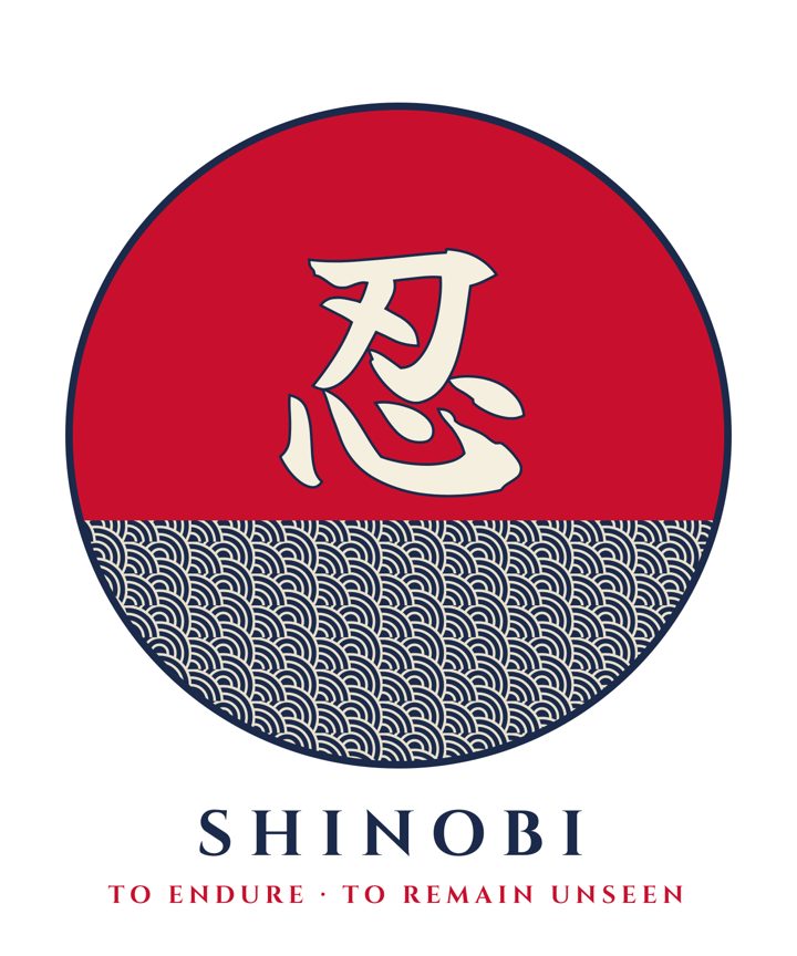 Shinobi design with the kanji 忍